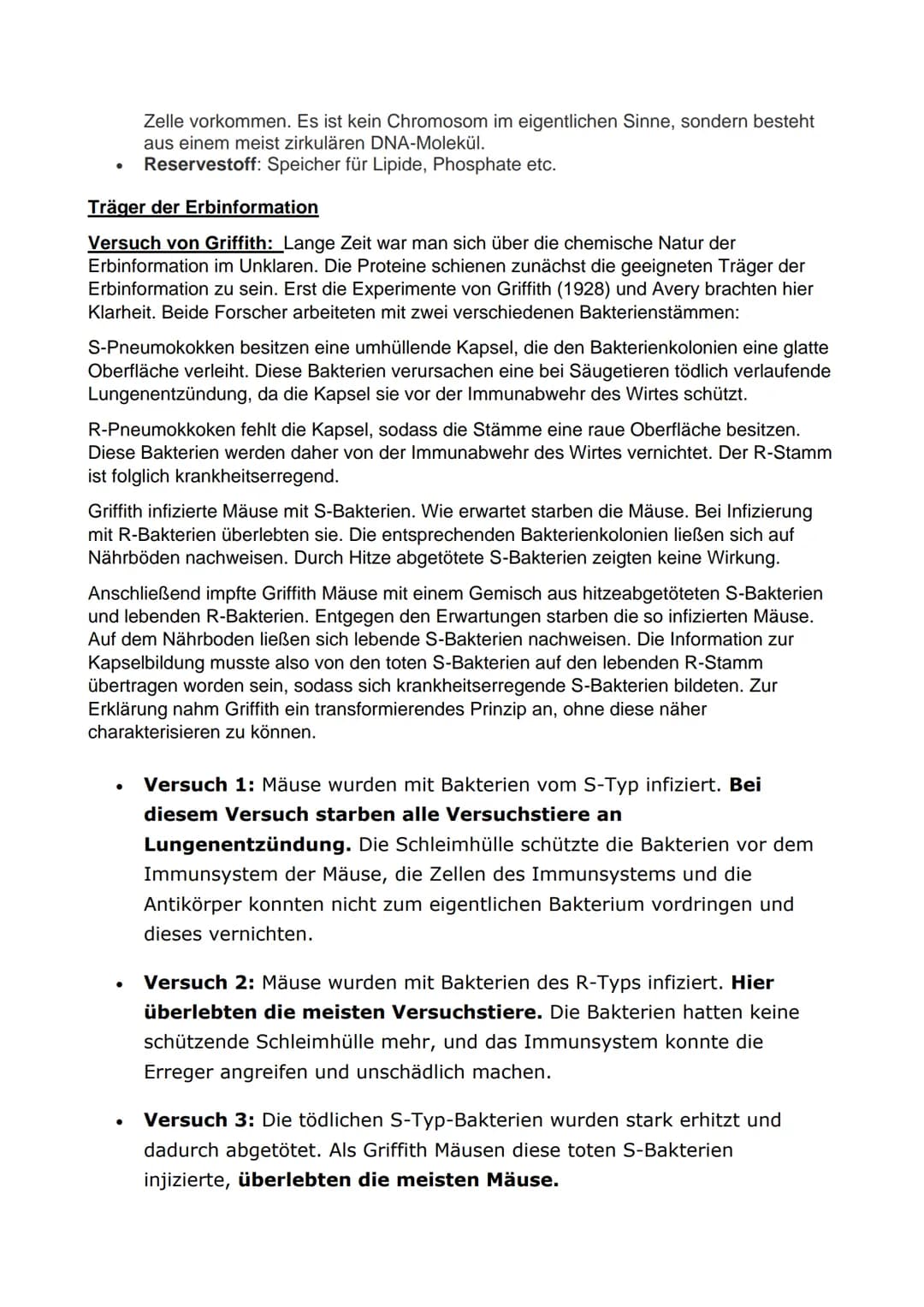 Q1
Prokaryoten und Eukaryoten
Prokaryoten
Biologie Leistungskurs Abitur 2021
●
Ringförmige DNA, ohne Kernhülle
und ohne Proteine, haploid
• 