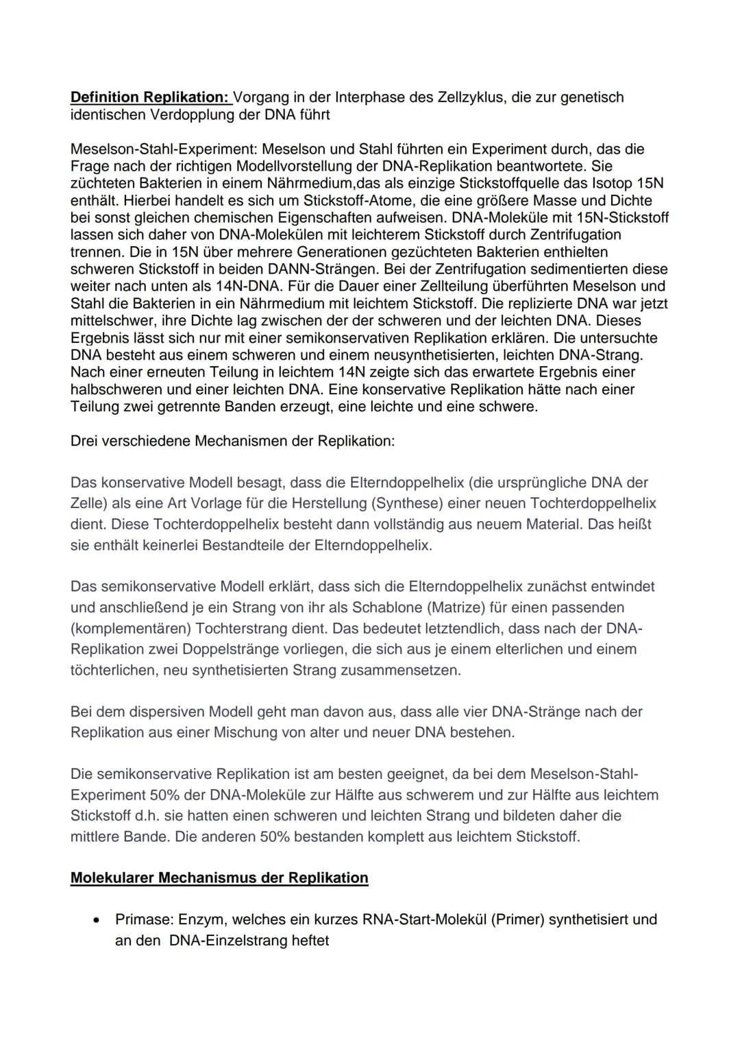 Q1
Prokaryoten und Eukaryoten
Prokaryoten
Biologie Leistungskurs Abitur 2021
●
Ringförmige DNA, ohne Kernhülle
und ohne Proteine, haploid
• 