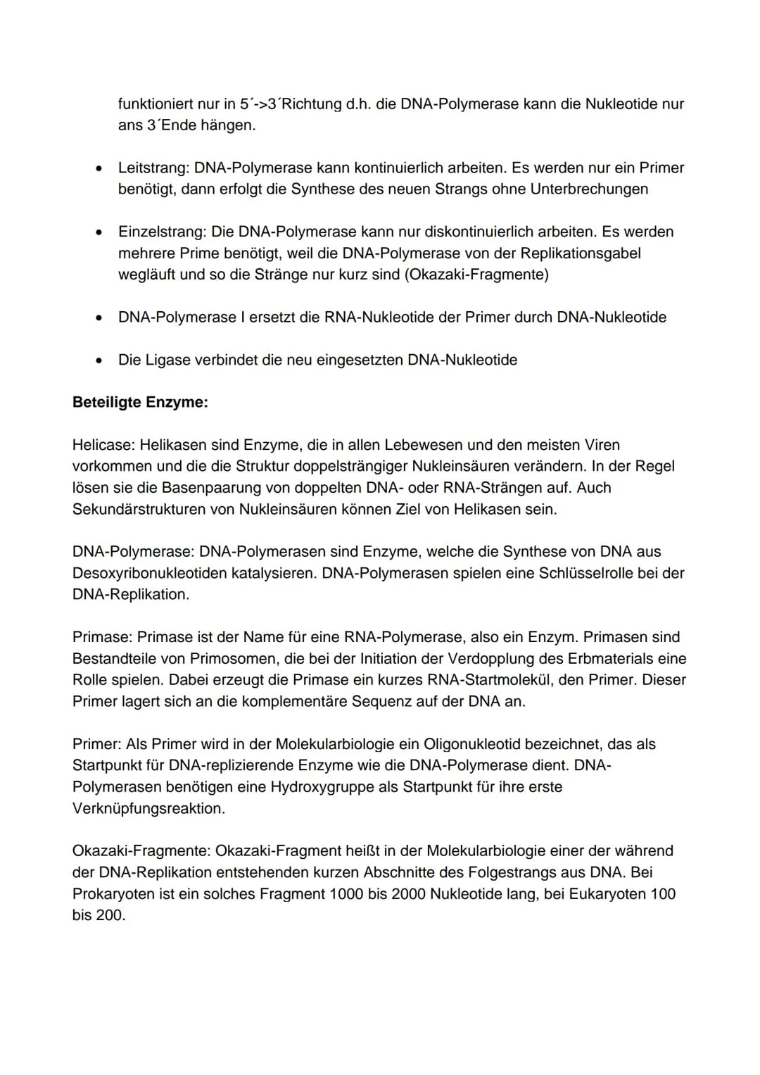 Q1
Prokaryoten und Eukaryoten
Prokaryoten
Biologie Leistungskurs Abitur 2021
●
Ringförmige DNA, ohne Kernhülle
und ohne Proteine, haploid
• 