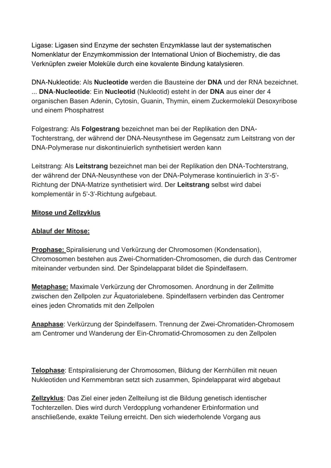 Q1
Prokaryoten und Eukaryoten
Prokaryoten
Biologie Leistungskurs Abitur 2021
●
Ringförmige DNA, ohne Kernhülle
und ohne Proteine, haploid
• 