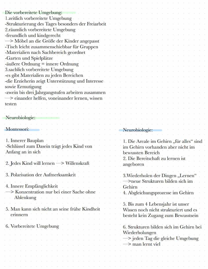 Maria Montessori: alle wichtigen Thesen für die Klausur
Kerngedanke:
-das Kind ist das Subjekt
-jedes Kind ist einmalig
-Ziele: Selbstständi