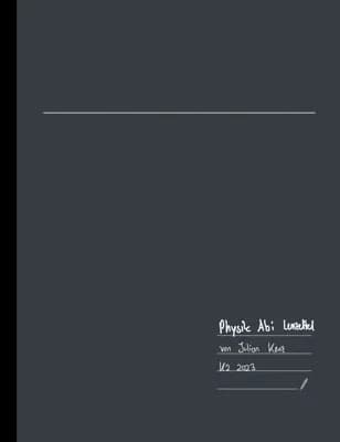 Know Physik Abi 23 Zusammenfassung / Lernkarten thumbnail
