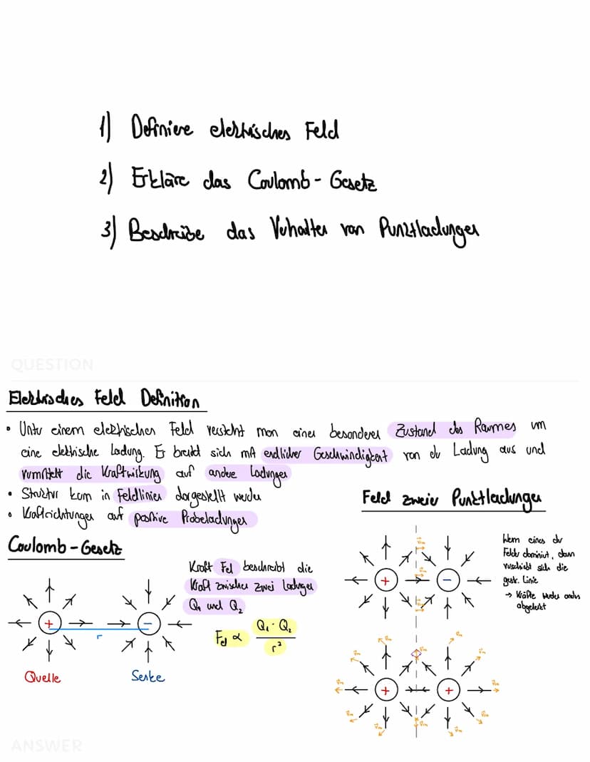 Physik Abi Lenzettel
von Julian Konz
12 2023 QUESTION
Elektrisches Feld Definition
0
●
rumiltelt die Kraftwirkung auf andere Ladunger
Strukt