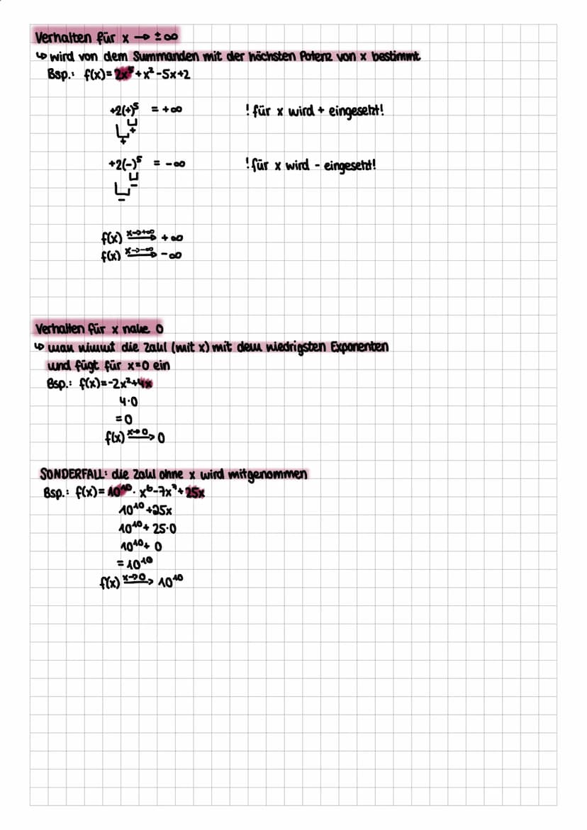 Symmetrie
der Graph einer Funktion f mit der Definitionsmenge Of ist genau dann...
acusensymmetrisch zur y-Achse
→ wenn für alle x Dç gilt:
