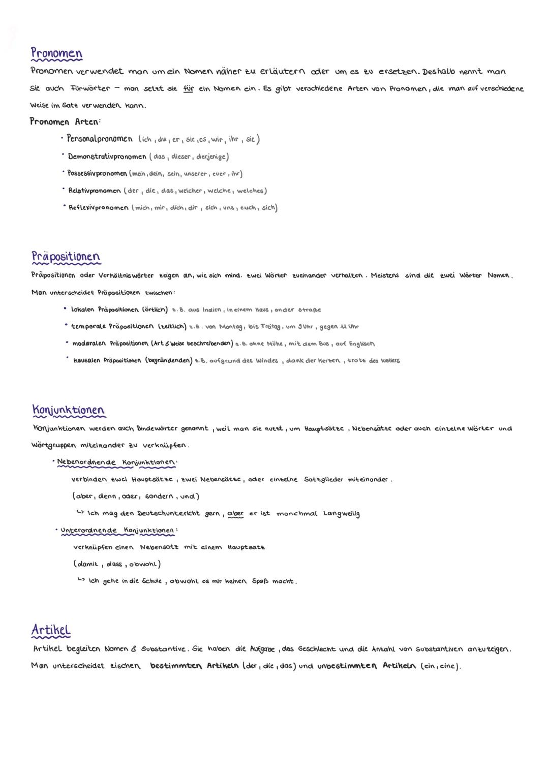 WORTARTEN
Übersicht:
Wortart
Nomen/Substantive
Verben
Adjektive
Adverbien
Pronomen
ArtikeL
Numero
Erklärung
Haupt-/Dingwort
ImageEigenschaft