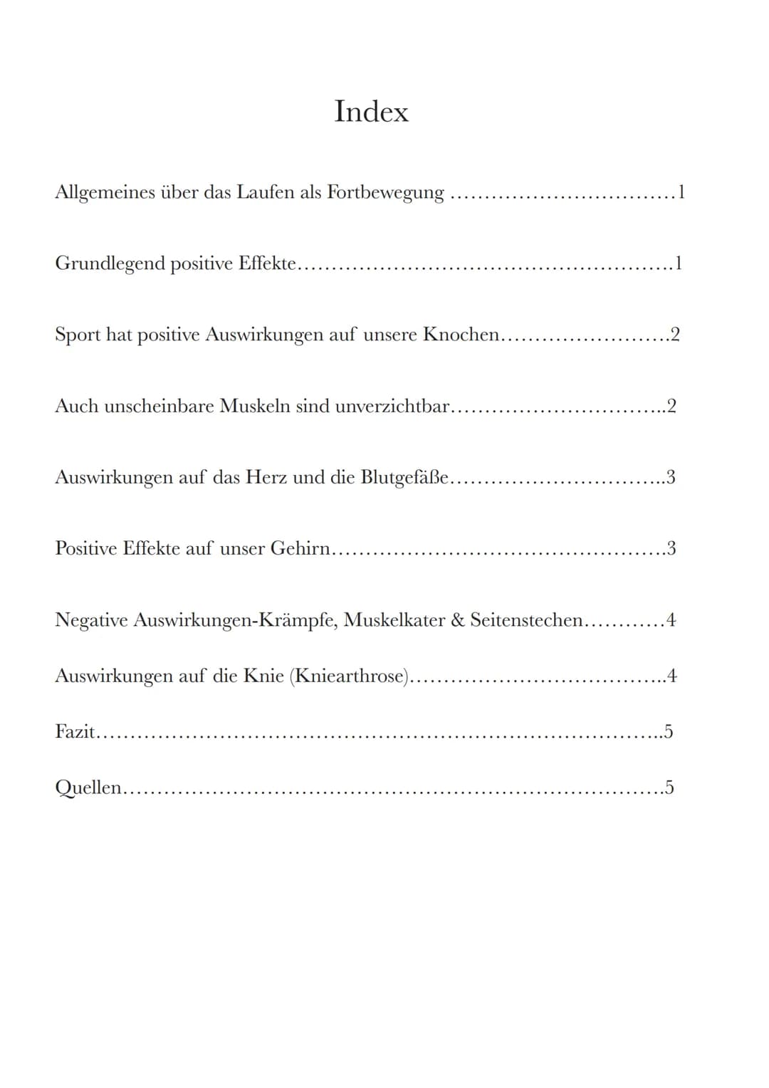 Die Auswirkungen des Laufens
auf den Körper
Ulna (Elle)
Humerus (Oberarmknochen)
Scapula (Schulter blatt)
Karpalknochen
(Handwurzelknochen)-