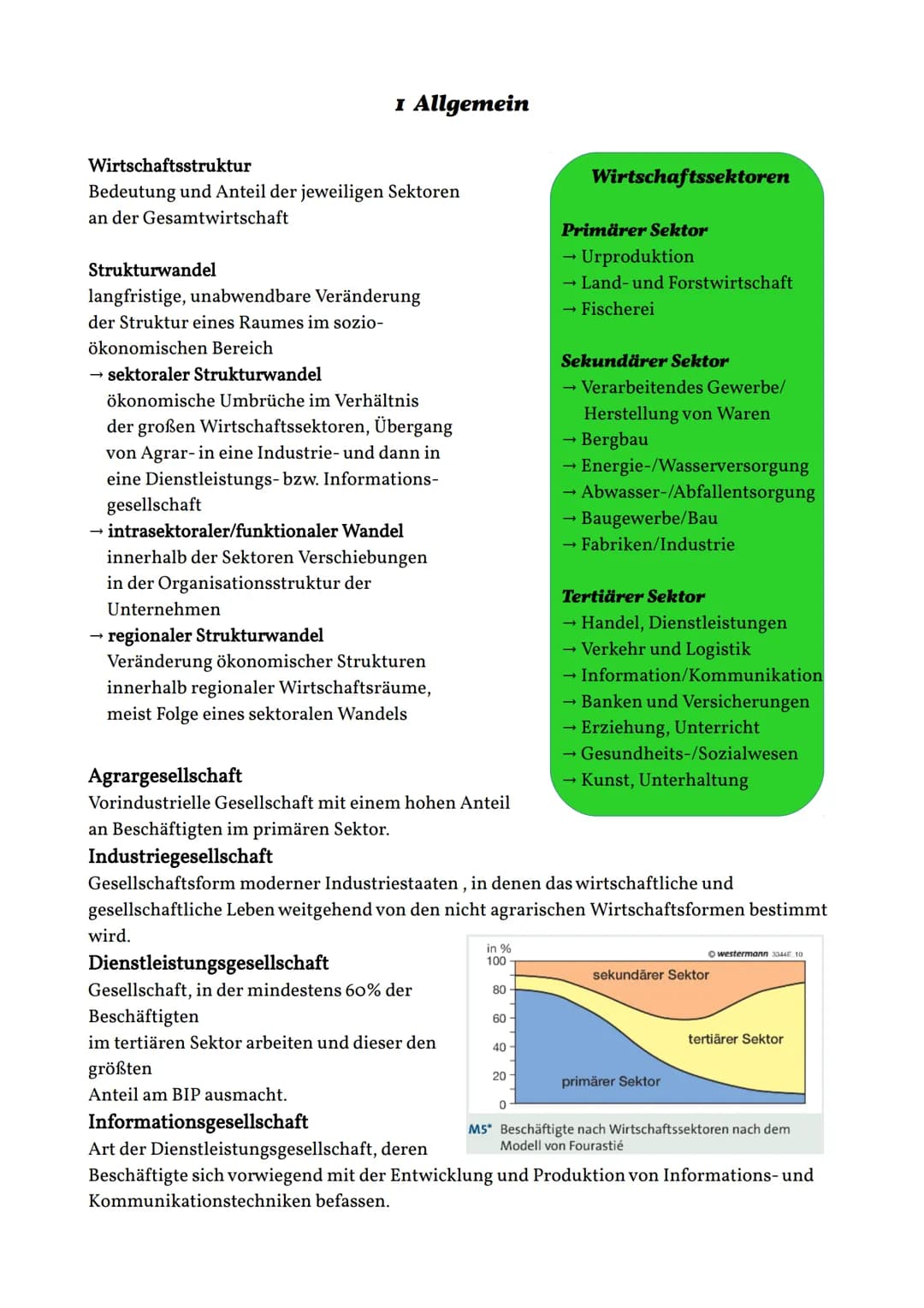 Inhalt
Bedeutungswandel von Standortfaktoren
1. Allgemein (Begriffe, Sektoren,...)
2. Raum- und Strukturwandel eines Altindustriegebiets
3. 