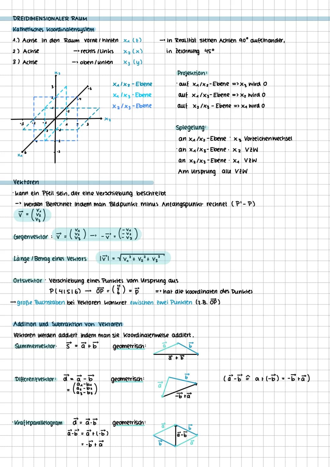 LINEARE A GEBRA 02
Q2
LINEARE GLEICHUNGSSYSTEME
•GS mit mehr Gleichungen als variabeln = überbestimmt => Lösen: 2.B mir Subtraktionsverfahre