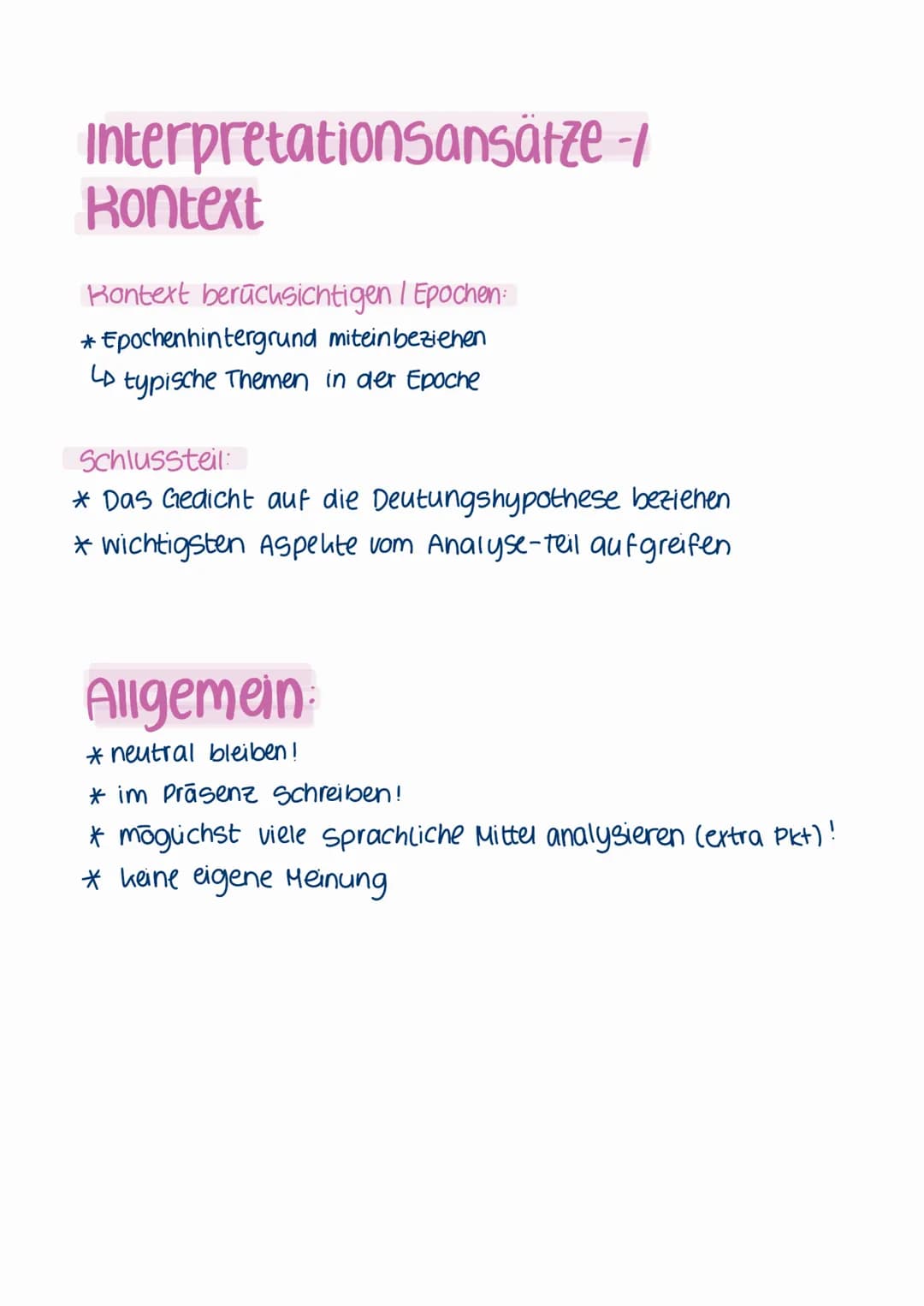 Gedichtsanalyse
Aufbau
Einleitung:
* Titel
* Verfasser
* Erscheinungsjahr
* Text Sorte
* Thema & Deutungshypothese:
LD
Gedichtsart (Naturged