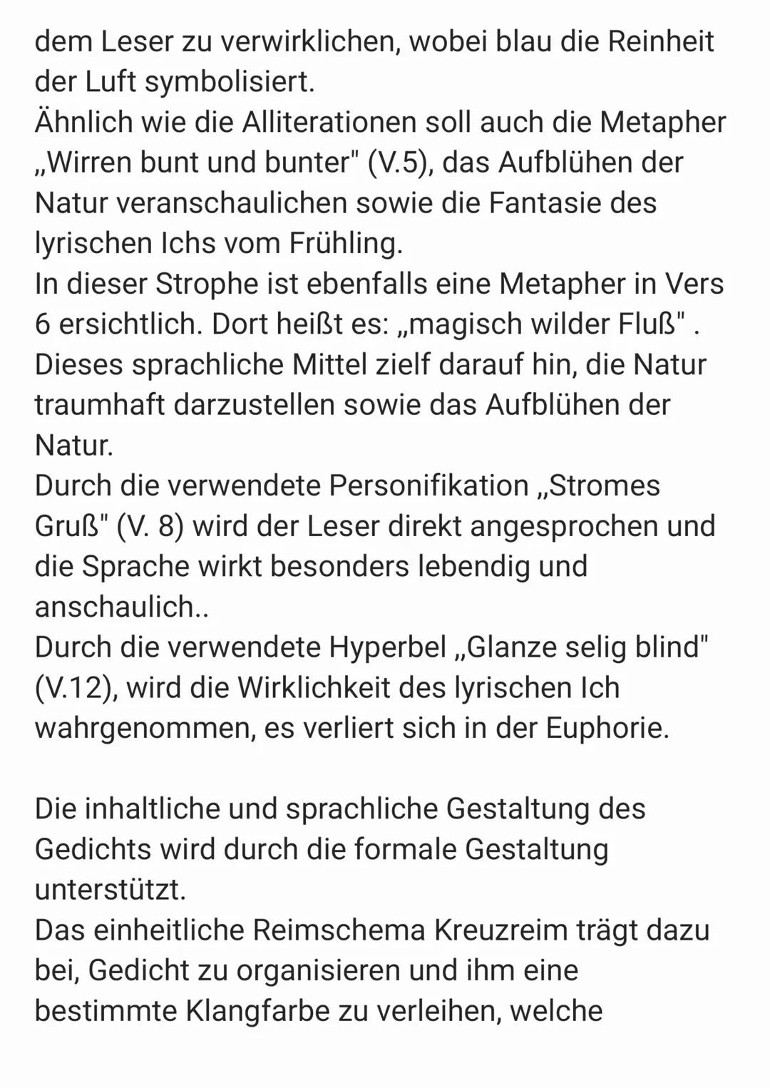 Frische Fahrt Analyse
Das Gedicht ,,Frische Fahrt" von Joseph von
Eichendorff aus dem Jahr 1810 oder 1815, lässt
sich zu der Epoche Romantik