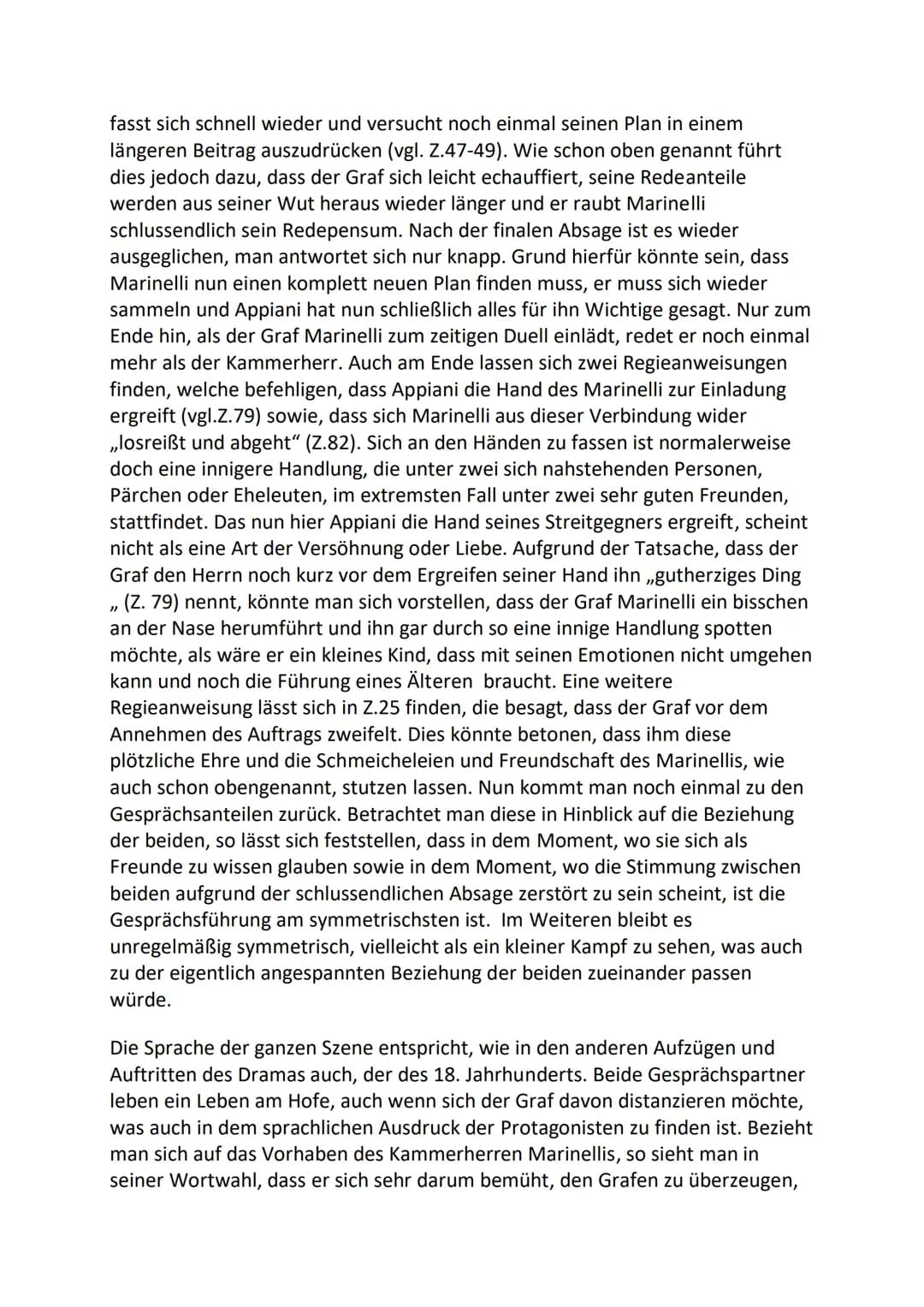 Emilia Galotti-Analyse & Interpretation 2.Aufzug, 10
Auftritt
Gotthold Ephraim Lessing schrieb einst in seinem einem Stück ,,Nathan der
Weis