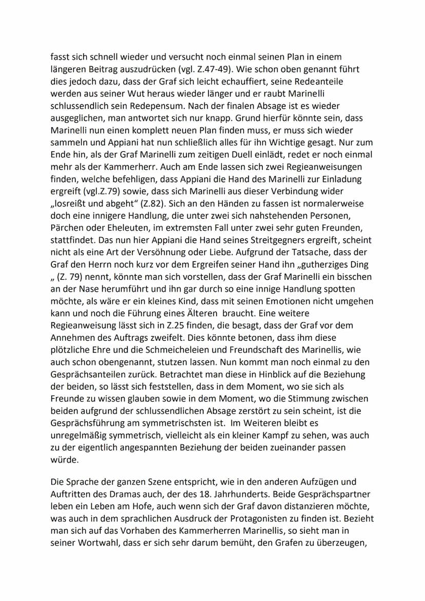 Emilia Galotti-Analyse & Interpretation 2.Aufzug, 10
Auftritt
Gotthold Ephraim Lessing schrieb einst in seinem einem Stück ,,Nathan der
Weis