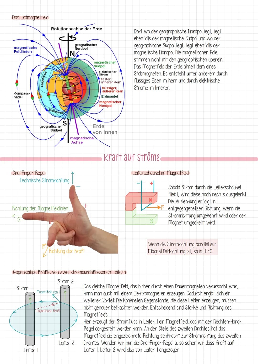 Permanentmagnete / Dauermagnete
Die Kraftwirkung der
Stabmagnete nimmt zur
Mitte hin ab, weil auch
die Dichte der Feldlinien
zur Mitte hin a