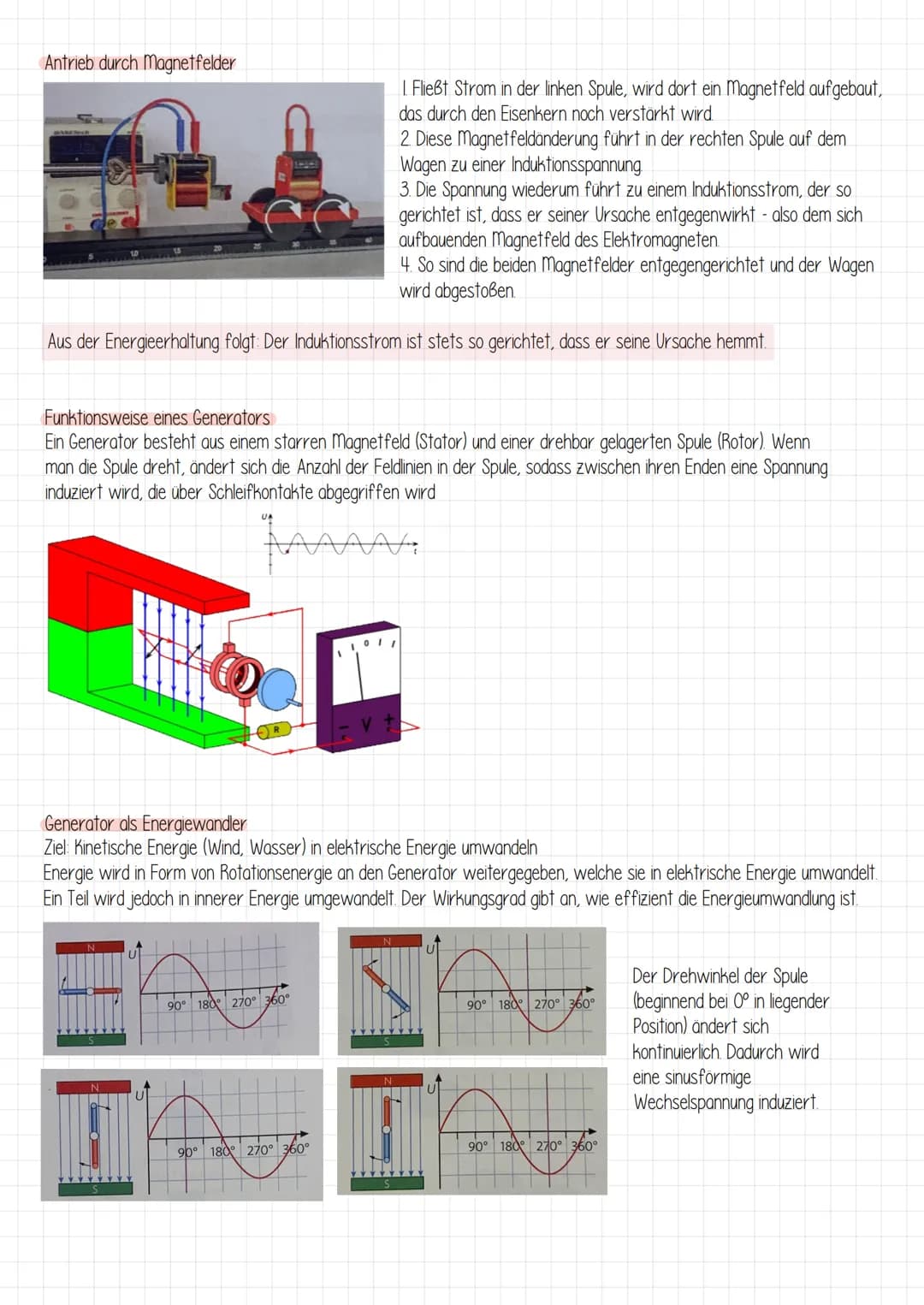 Permanentmagnete / Dauermagnete
Die Kraftwirkung der
Stabmagnete nimmt zur
Mitte hin ab, weil auch
die Dichte der Feldlinien
zur Mitte hin a