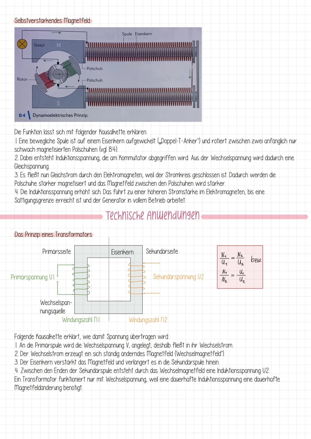 Permanentmagnete / Dauermagnete
Die Kraftwirkung der
Stabmagnete nimmt zur
Mitte hin ab, weil auch
die Dichte der Feldlinien
zur Mitte hin a