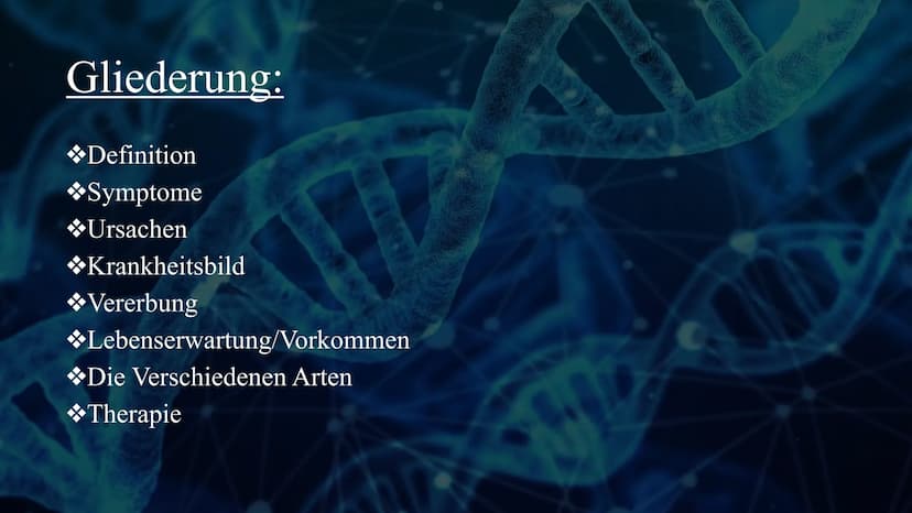 Mukoviszidose
Von Celine und Nisa Gliederung:
Definition
*Symptome
Ursachen
Krankheitsbild
*Vererbung
*Lebenserwartung/Vorkommen
Die Verschi