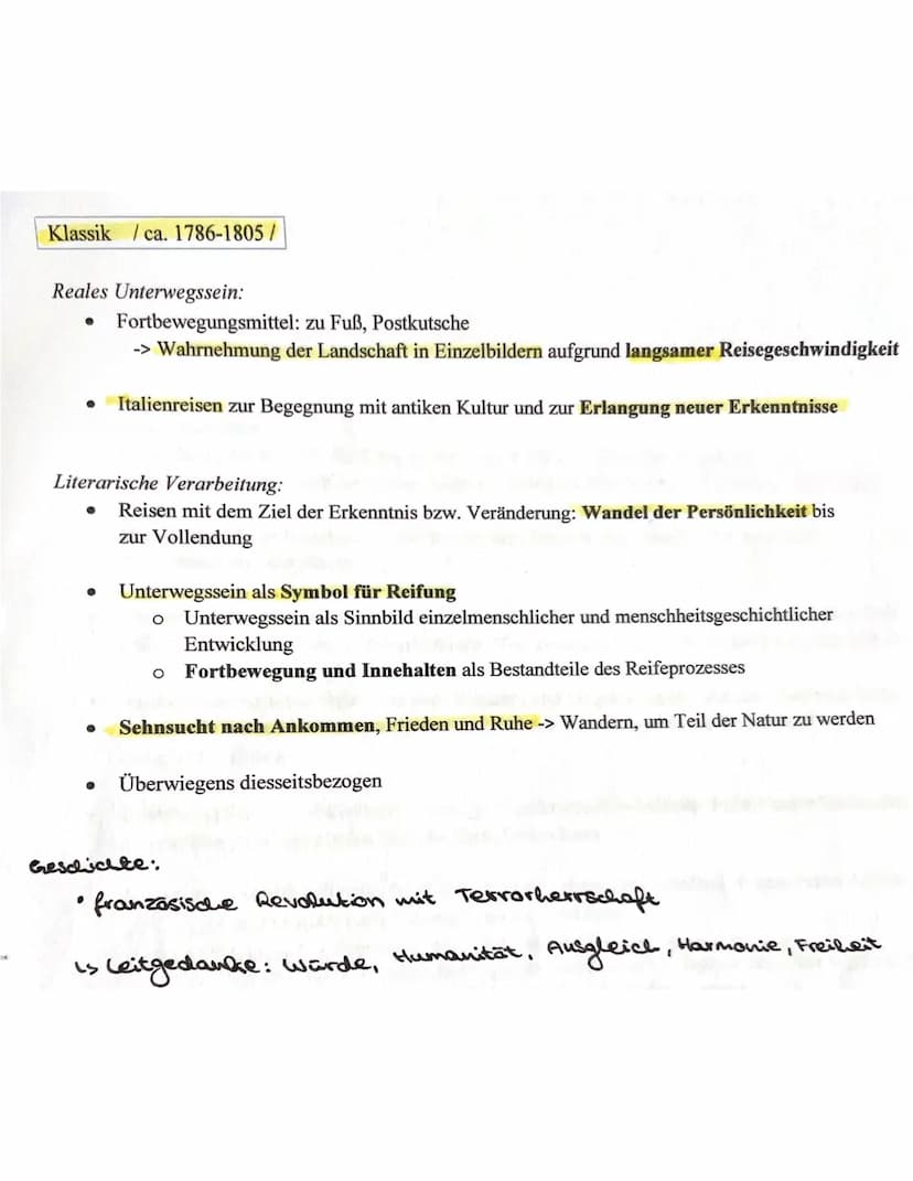 Barock/ca. 1600-1720/
Reales Unterwegssein:
• Bildungsreisen, Kriegszüge, Pilgerfahrten, Handelsreisen
Literarische Verarbeitung:
Gedichte ü