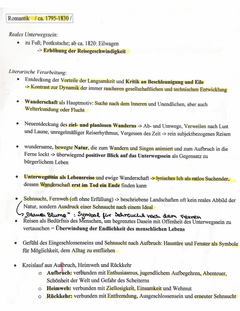 Barock/ca. 1600-1720/
Reales Unterwegssein:
• Bildungsreisen, Kriegszüge, Pilgerfahrten, Handelsreisen
Literarische Verarbeitung:
Gedichte ü
