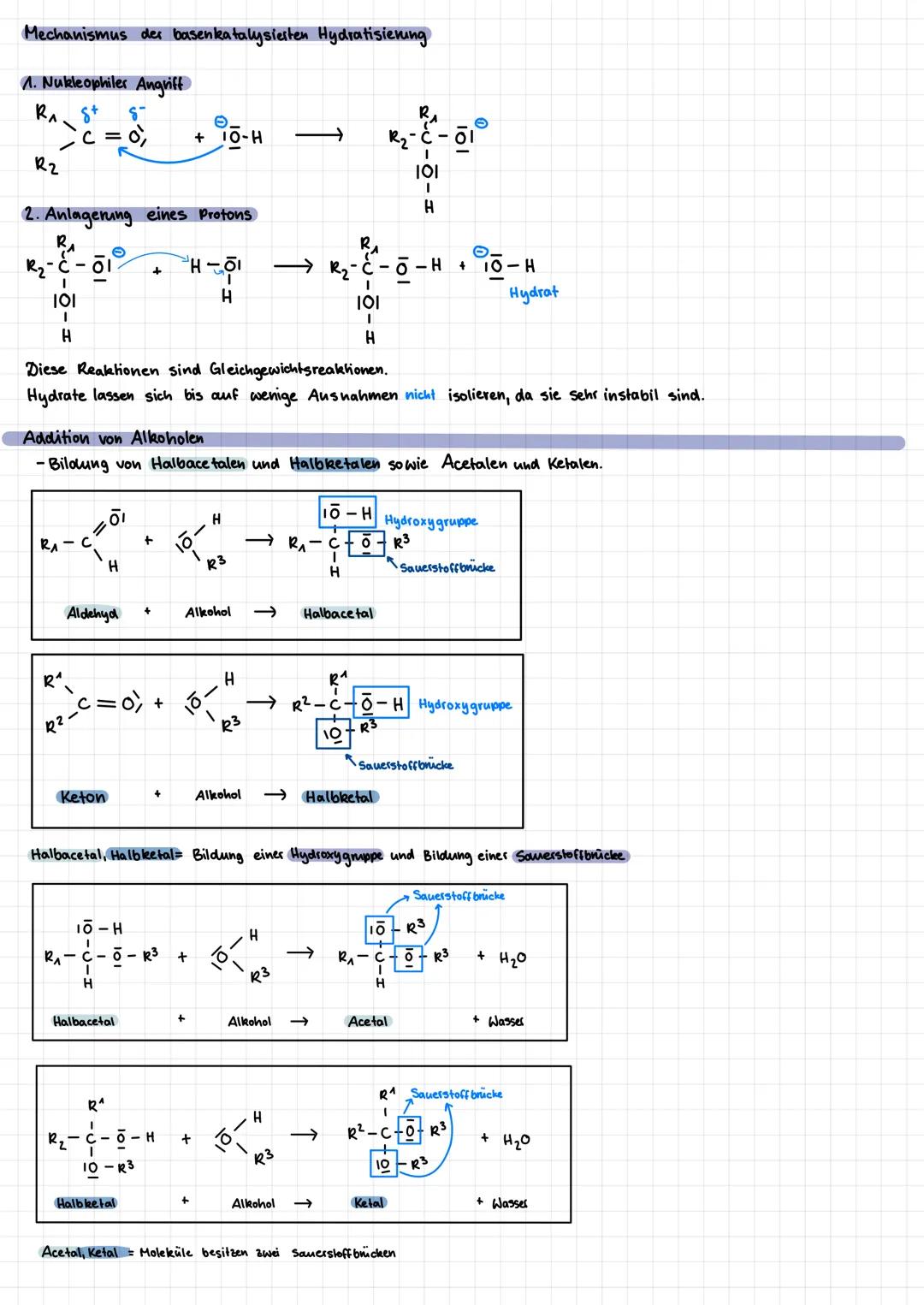 # Carbonylverbindungen

Carbonyl verbindungen sind Oxidationsprodukte des Alkohole. Man unterscheidet
zwischen Aldehyden (Alkanale) und Keto