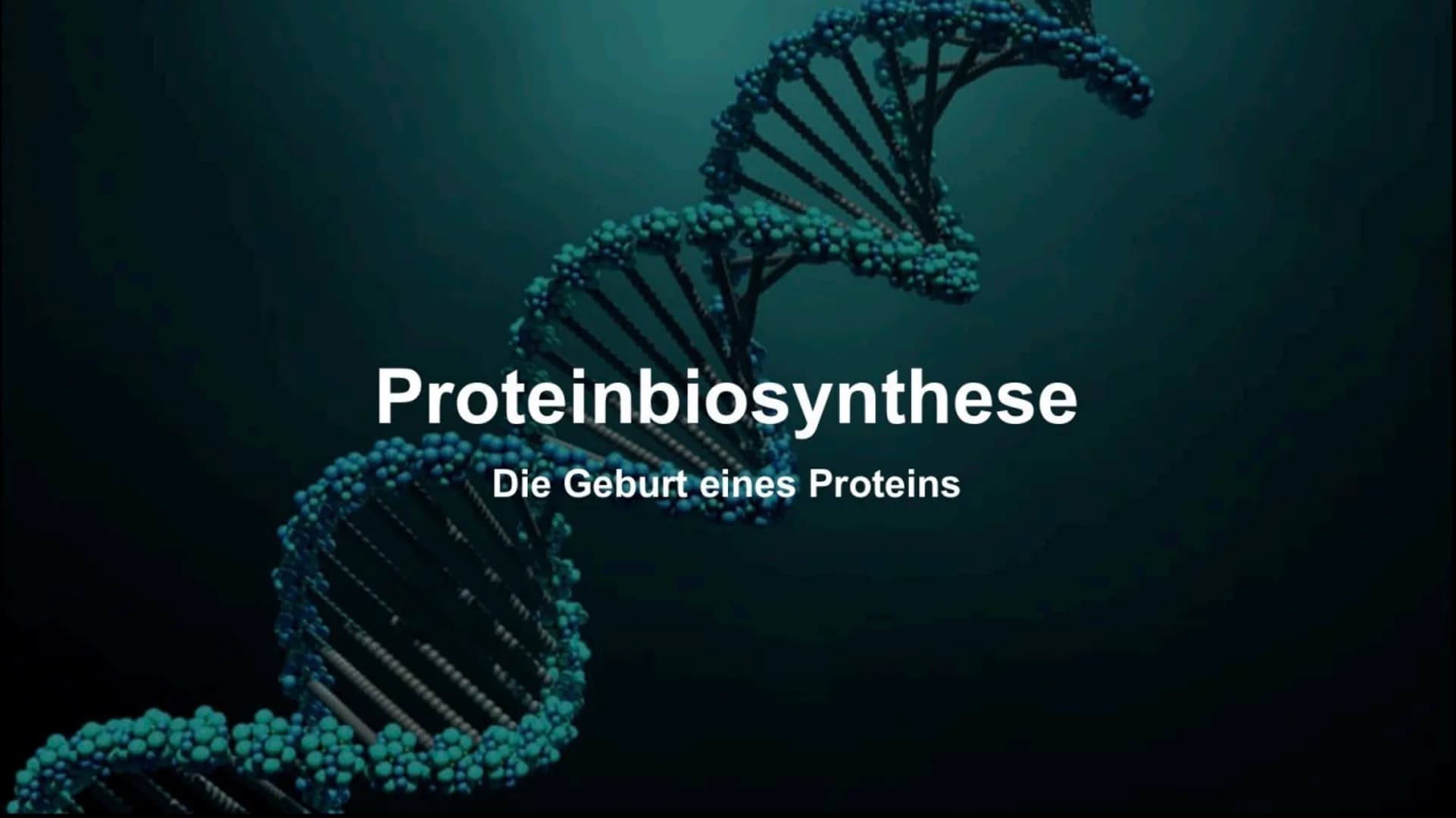 Proteinbiosynthese
Die Geburt eines Proteins ●
• DNA
●
●
Inhalt
Proteinbiosnythese - Definition
Transkription
Initation
Elongation
Terminati