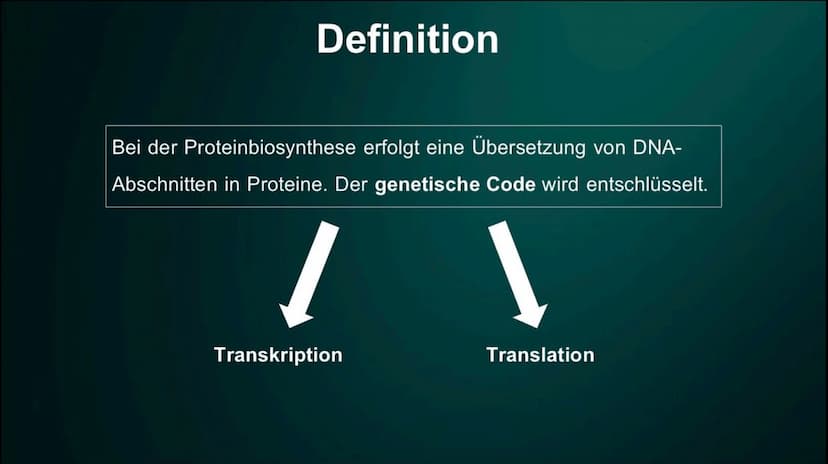 Proteinbiosynthese
Die Geburt eines Proteins ●
• DNA
●
●
Inhalt
Proteinbiosnythese - Definition
Transkription
Initation
Elongation
Terminati