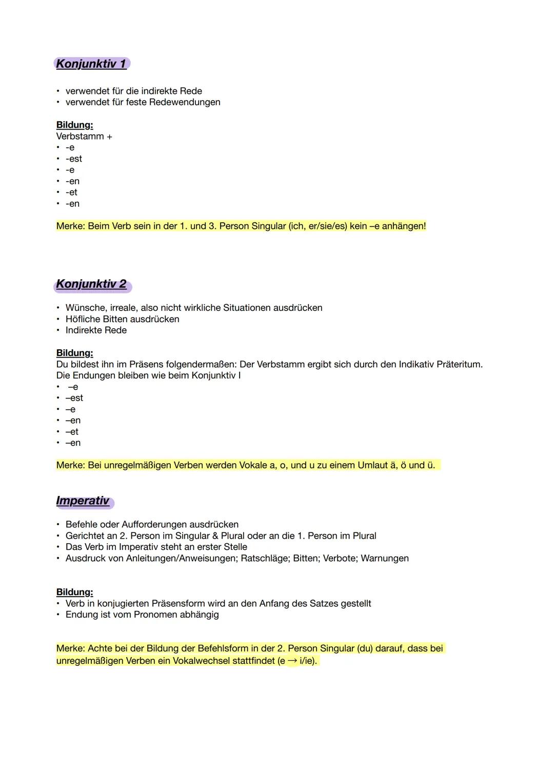 Was bedeutet Modus eigentlich?
Der Plural lautet Modi. Es handelt sich um eine grammatische Kategorie des Verbs. Es beschreibt, wie
etwas ge