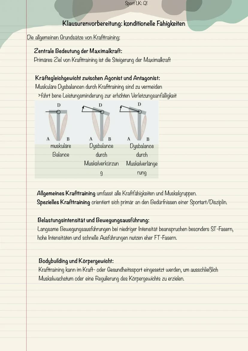 Sport LK: QI
Klausurenvorbereitung: konditionelle Fähigkeiten
BEGRIFFSDEFINITIONEN
Die vier konditionellen Fähigkeiten:
1: Ausdauer ist die 