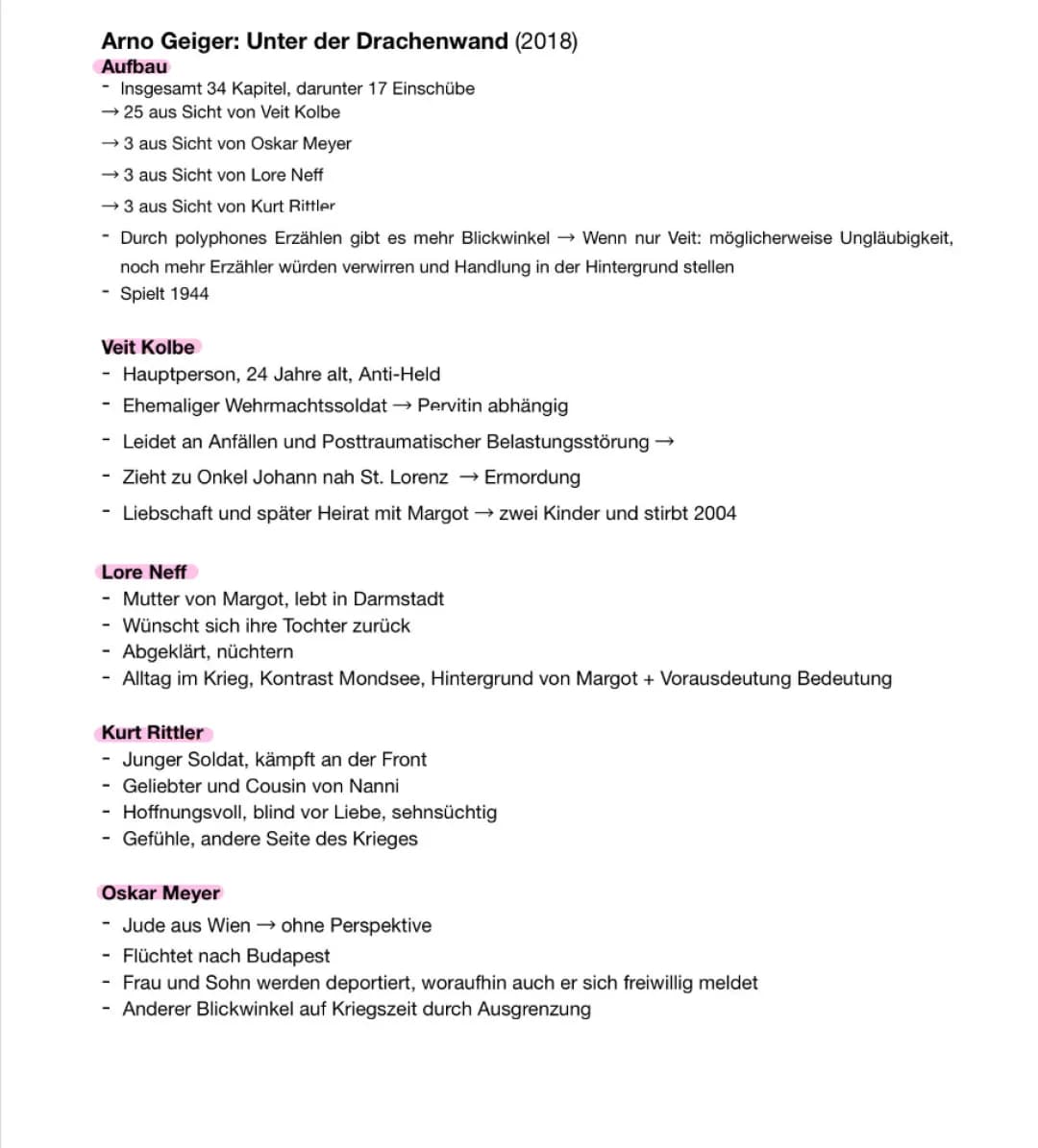 Unter der Drachenwand