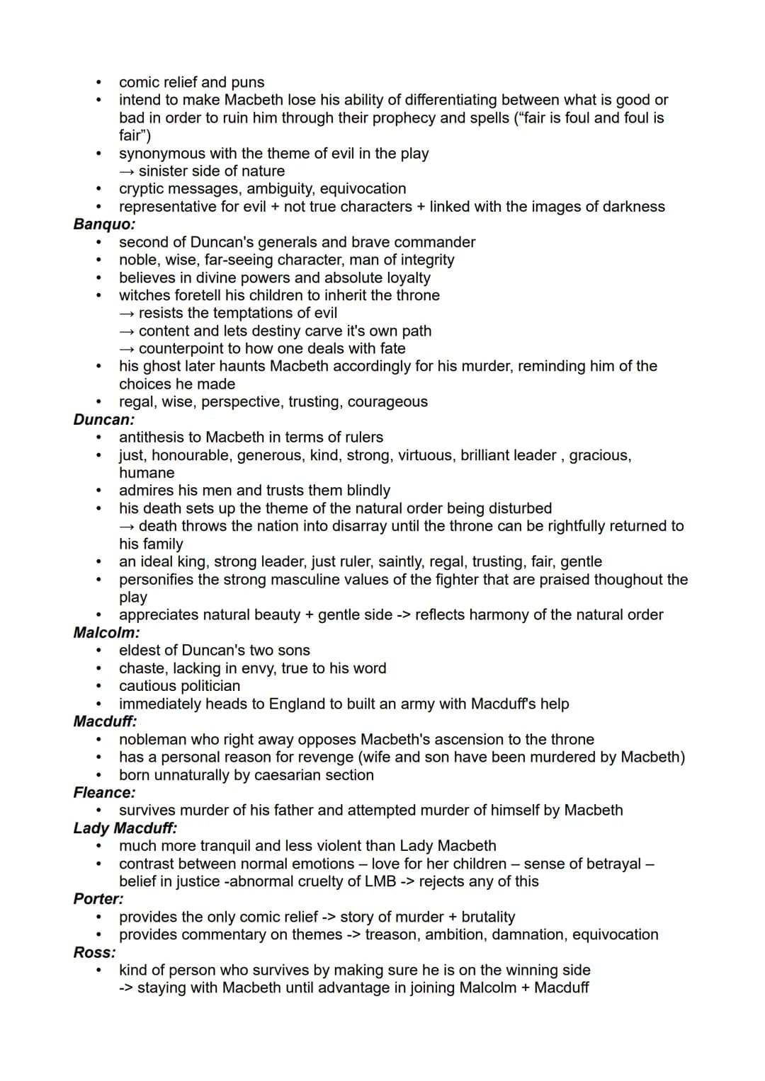 Mascha Röhrenbeck
Macbeth - William Shakespeare
Summary + Story:
Act 1, Scene 1:
play opens on some battlefield/heath with thunder + lightni
