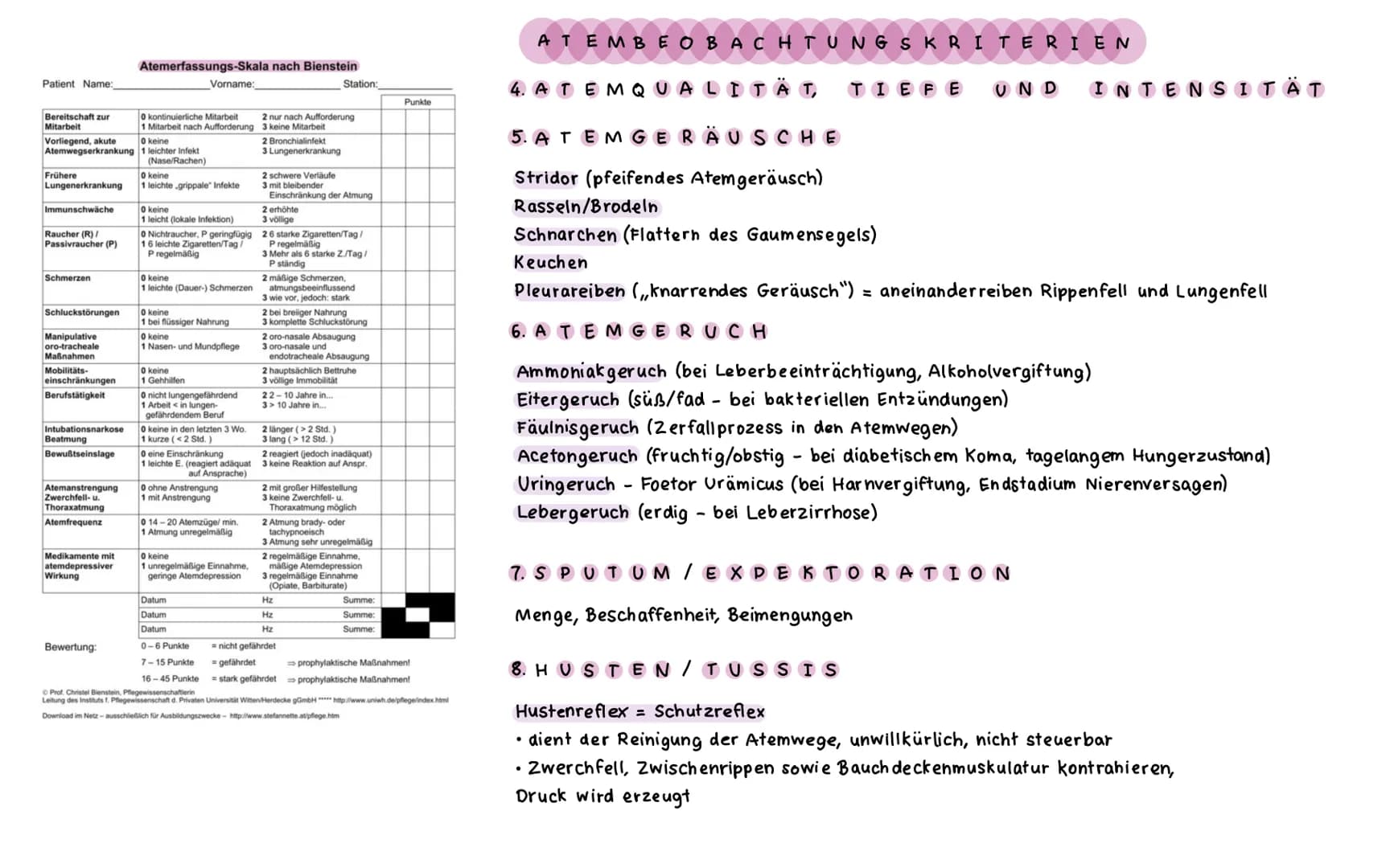ΑΝΑΤΟΜΙΕ ATMUNGSSYSTEM
LUNGEN UND BRONCHI ALBAUM
Lungenspitze
(apex pulmonis)
rechter oberer
Lungenlappen
(lobus superior
dexter)
rechter mi