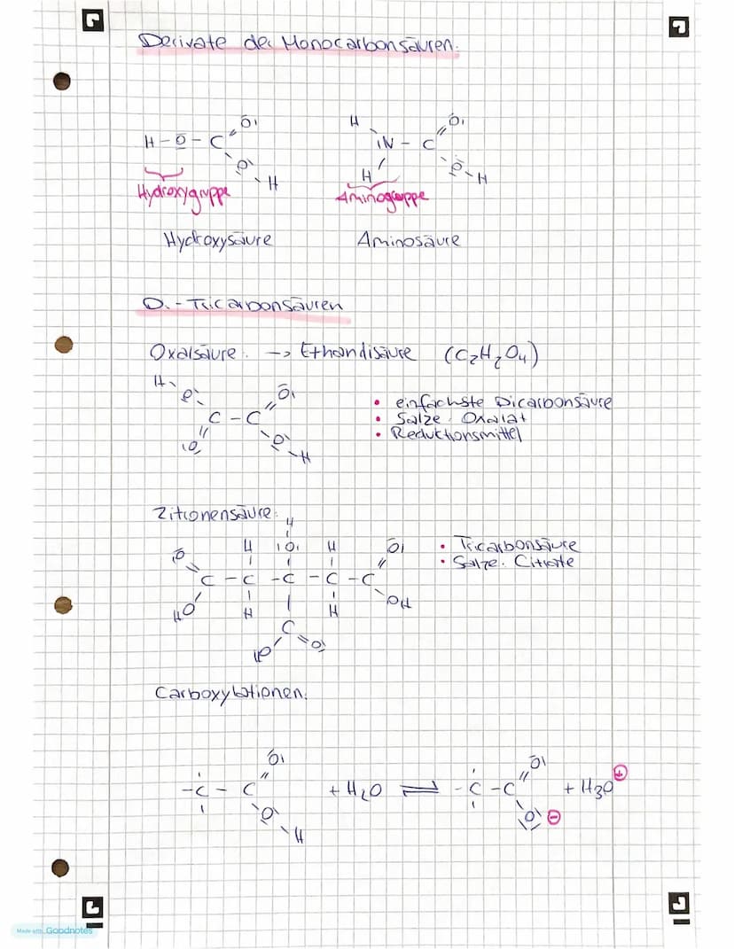 IG
Made with Goodnotes
Allan sauren
&
Derivate
T
نفسم
-
Carbonsauren
Veresterung zseiten
verseifung
Aciditat
- Aromate (Benzol), Hückel Rege