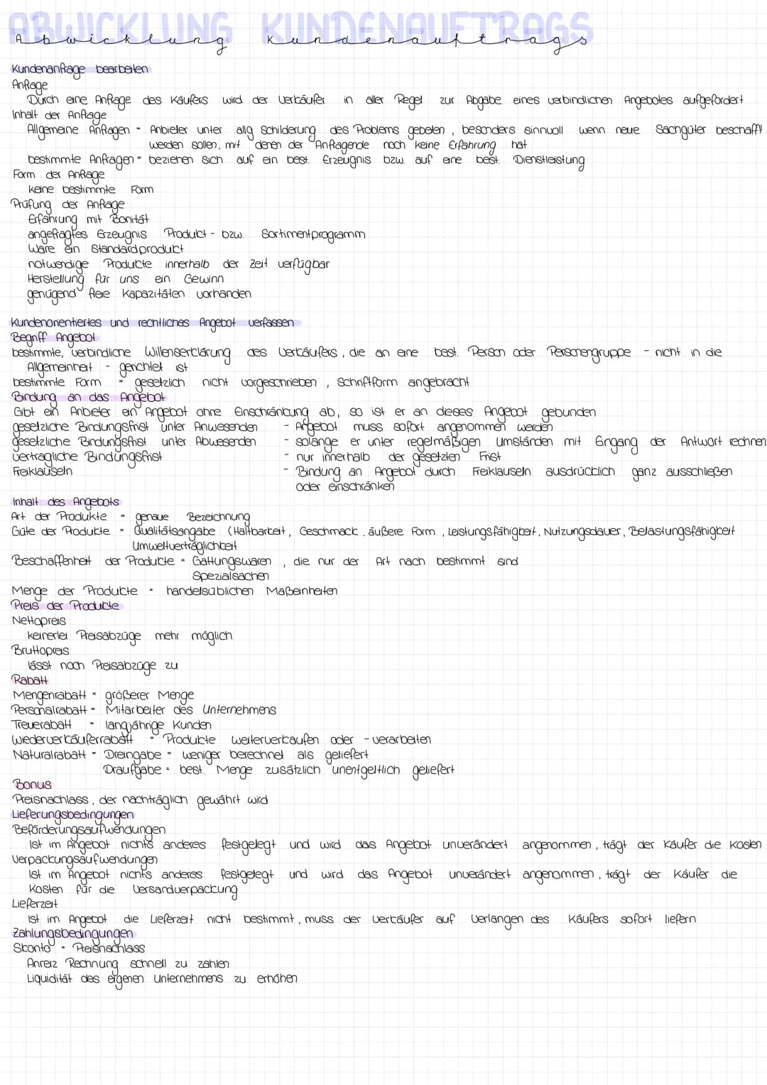 PRUCKING KUNDENQUFTRAGS
Kundenanfrage bearbeiten
A
Anfrage
Durch eine Anfrage des Käufers wird der Verkäufer in aller Regel zur Abgabe eines
