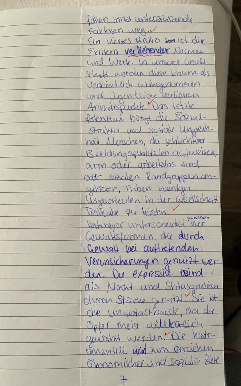 fordert.
AR:
I'm Folgenden werde ich
mit Hilfe des sotiologischen
Ansatz zur Entstehung von
Alwalt nach Heltmeyer auf
den Text angehen und i