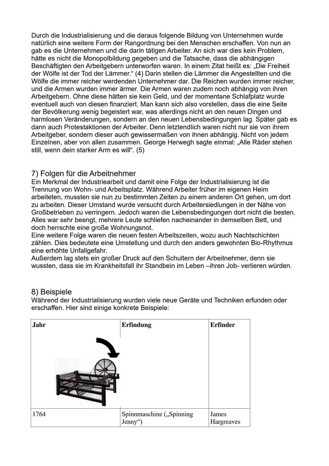 Die Industrialisierung
- Fluch oder Segen? Inhaltsverzeichnis
1) Die Industrialisierung - Was ist das?
2) Vorindustrielle Phase
3) Der Anfan