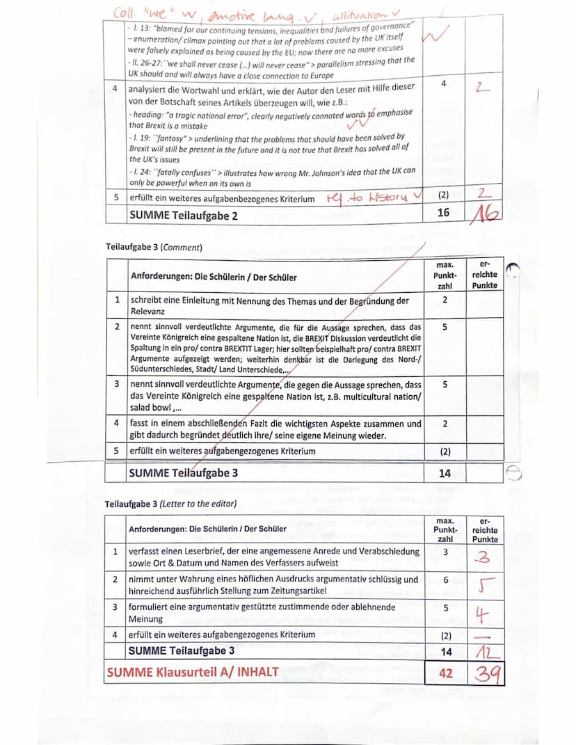 -Gesamtschule
Written Exam No. 3 (Q1/2.HJ/1 EGK)
>>Tradition and change in the UK
Bearbeitungszeit: 135 Minuten Name: Jill
KLAUSURTEIL A: SC