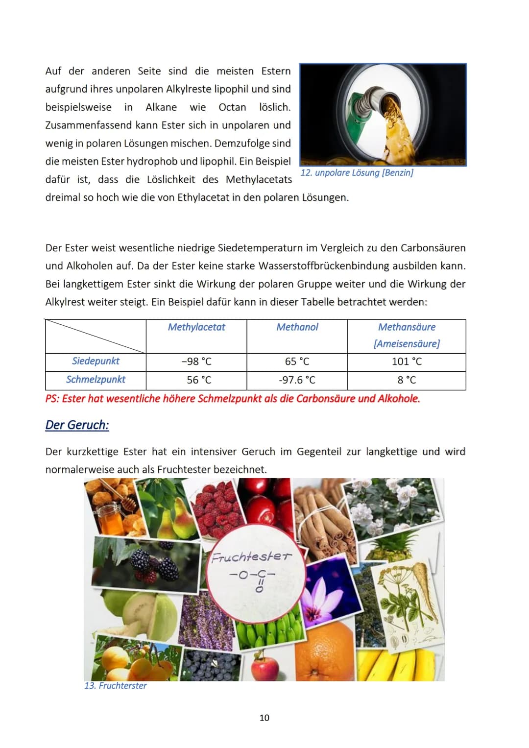 DER ESTER
EINE STOFFKLASSE MIT VIELFÄLTIGEN
ANWENDUNGSMÖGLICHKEITEN
TEIL I (PRODUKT AUS ALKOHOLEN UND SÄUREN)
O
||
C
H
NAME: Ranad Saada
KLA