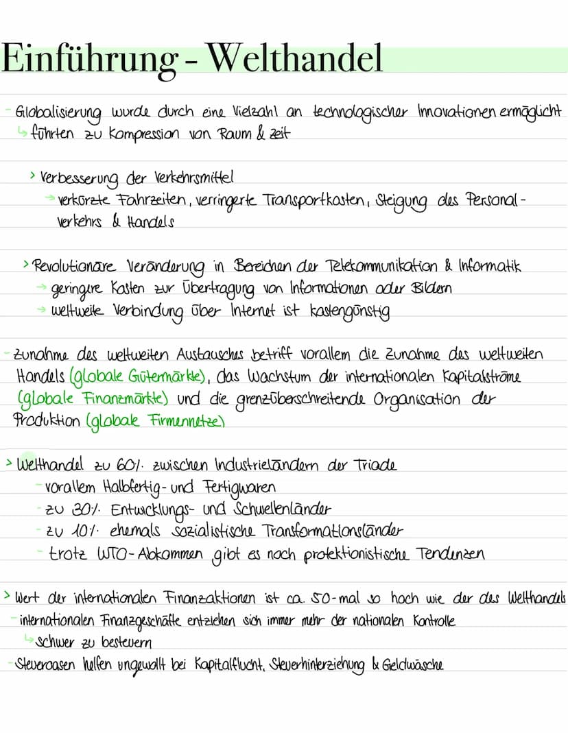 Globalisierung Globalisierung kurz erklärt
Prozess der Globalisierung beschreibt die wirtschaftlichen & politischen Beziehungen
zwischen Sta