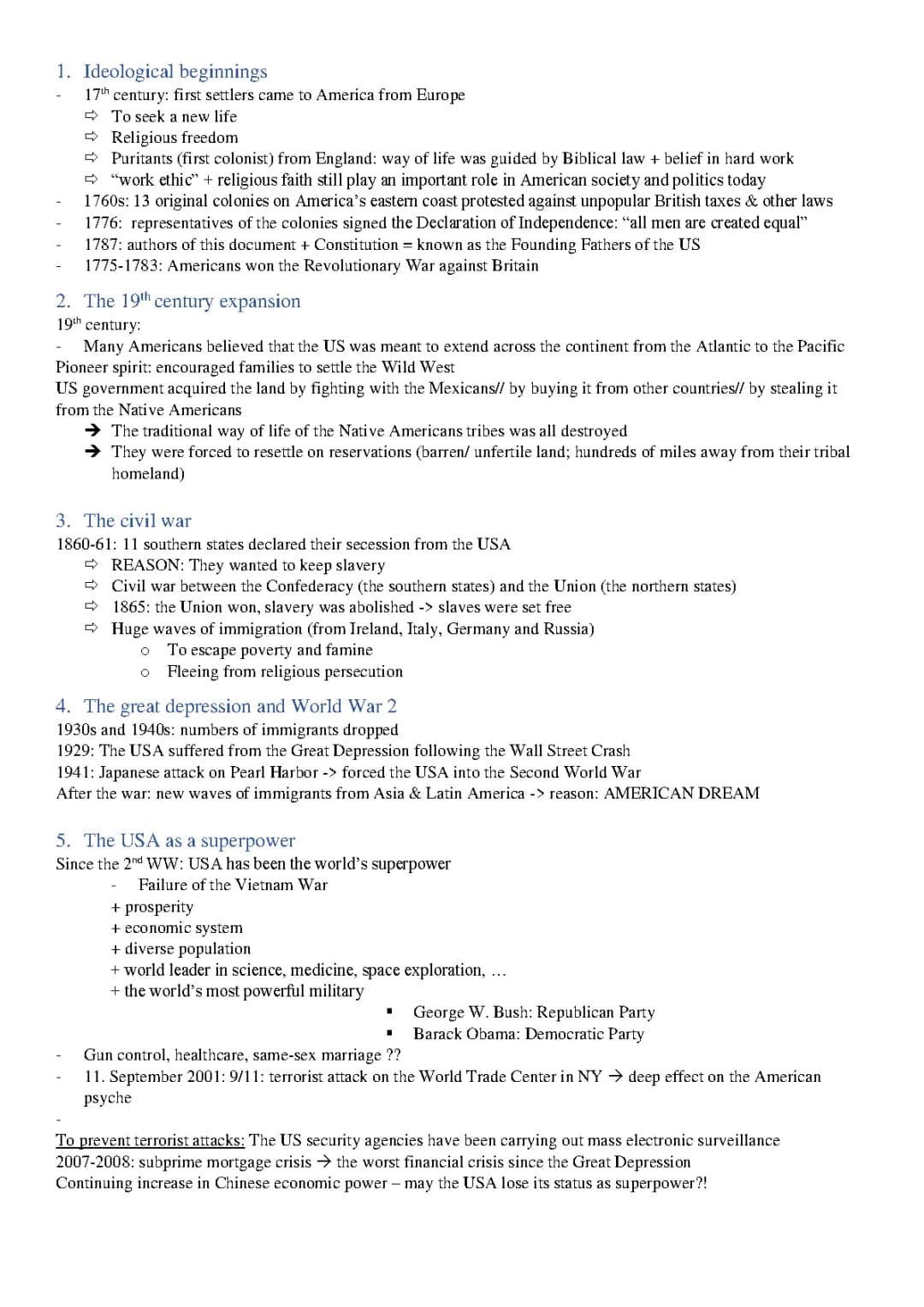 Quick USA History: From 1789 and the Civil War to Important Dates Explained