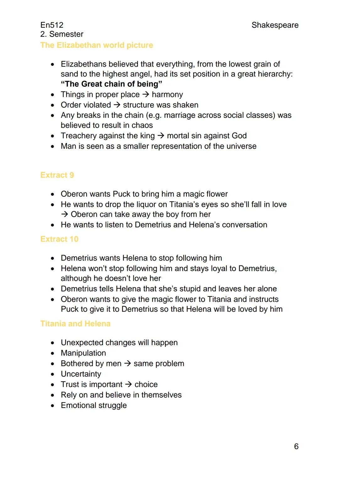 --- OCR Start ---
En512
2. Semester
Shakespeare
Shakespeare: A Midsummer Night's Dream
The iambic pentameter
• First syllabel is unstressed,