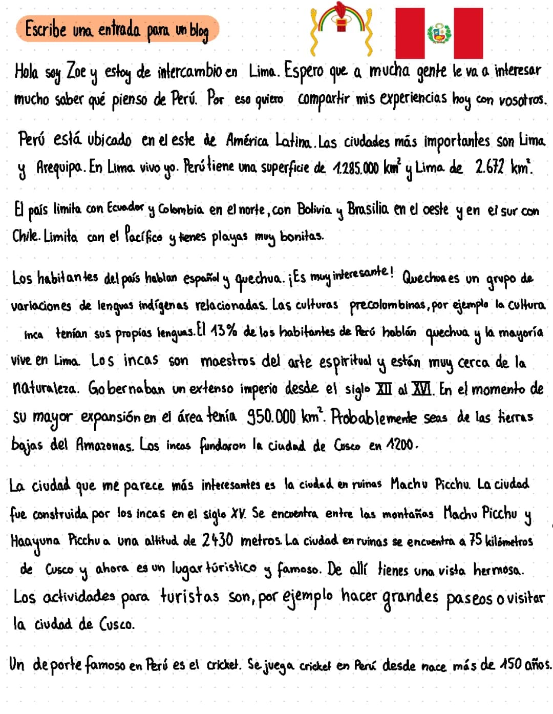Todo sobre el Multilingüismo y Machu Picchu en Perú - PDF y Resúmenes