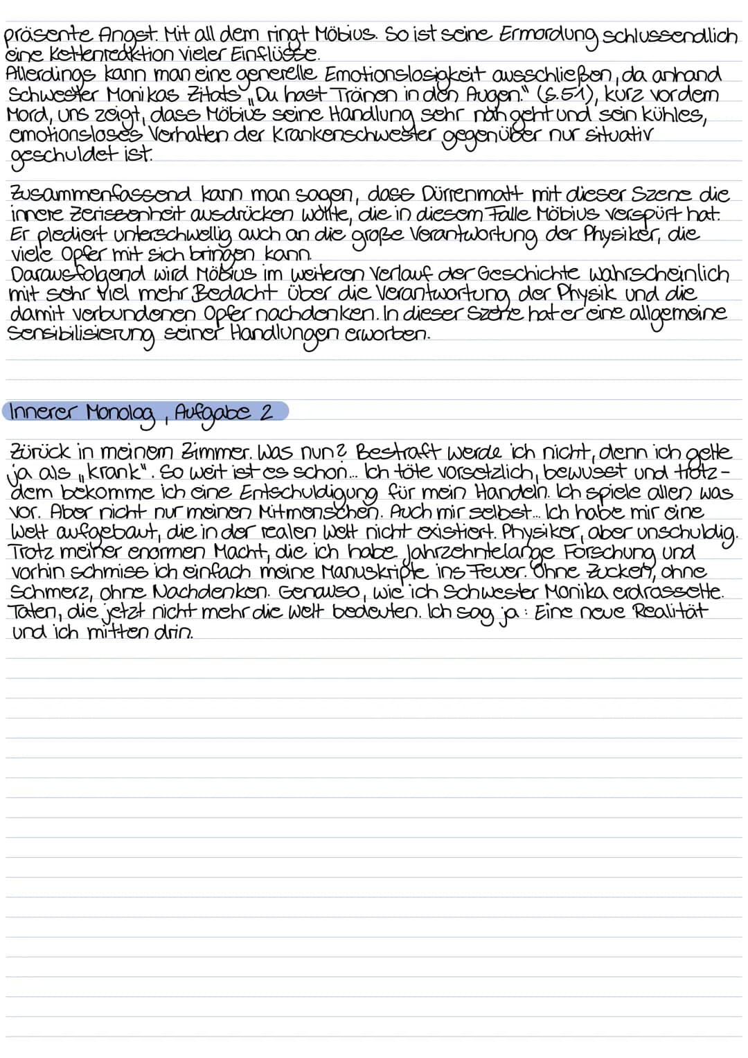 SZENARISCHE DRAMENANALYSE
Einleitung:
Einleitungssatz (Informationen übers Buch + Inhaltsangabe)
L> Das Drama, Die Physiker", geschrieben vo