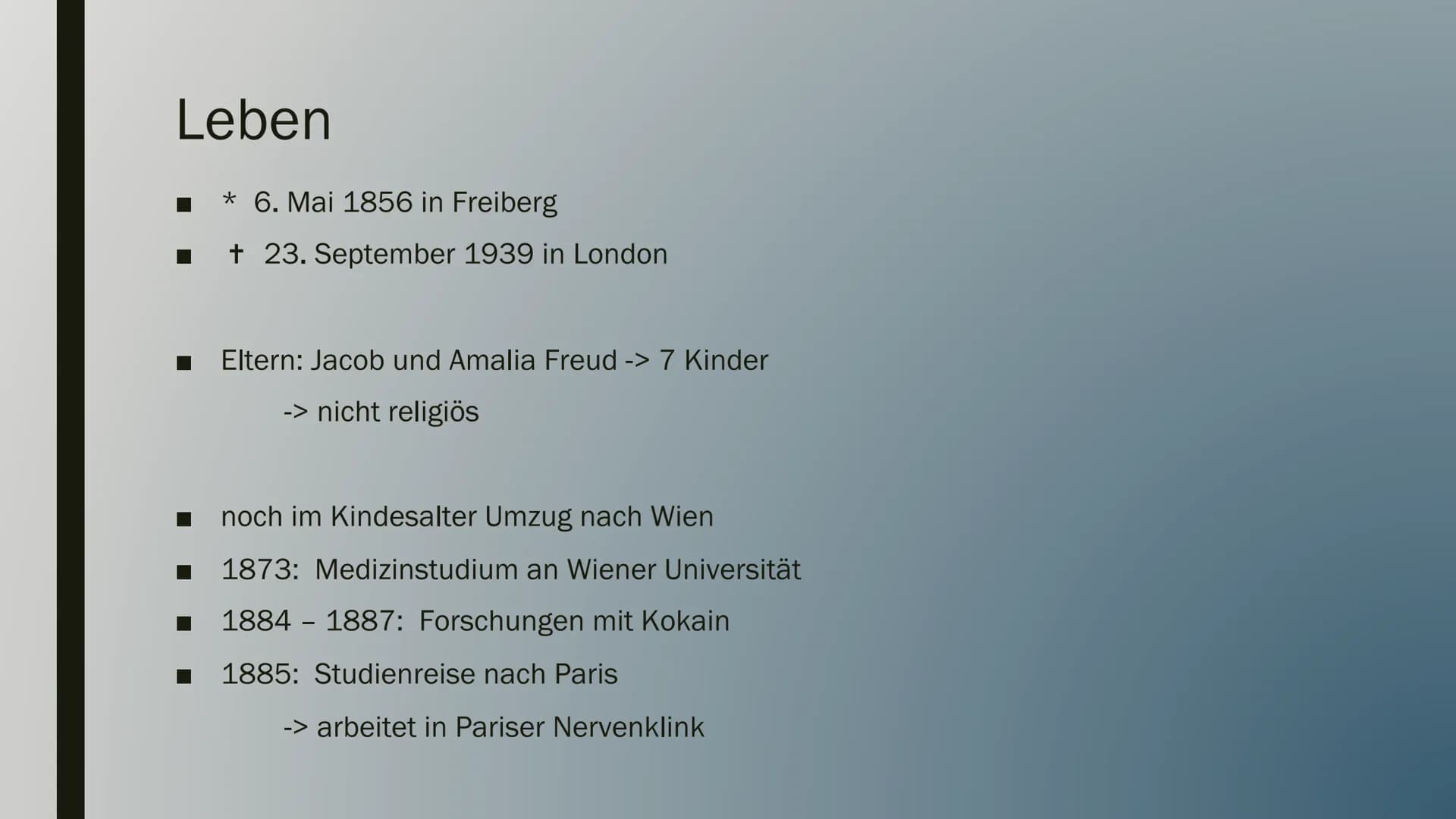 RFP
SIGMUND FREUD
5cm
AF
R
FOV 199
296 512
Tra>Cor(6.1)>Sag
Chile
AVAT
T Wer war Sigmund
Freud?
■ Mediziner
■ Begründer der Psychoanalyse
■ 