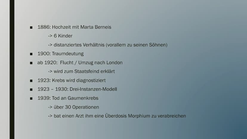RFP
SIGMUND FREUD
5cm
AF
R
FOV 199
296 512
Tra>Cor(6.1)>Sag
Chile
AVAT
T Wer war Sigmund
Freud?
■ Mediziner
■ Begründer der Psychoanalyse
■ 