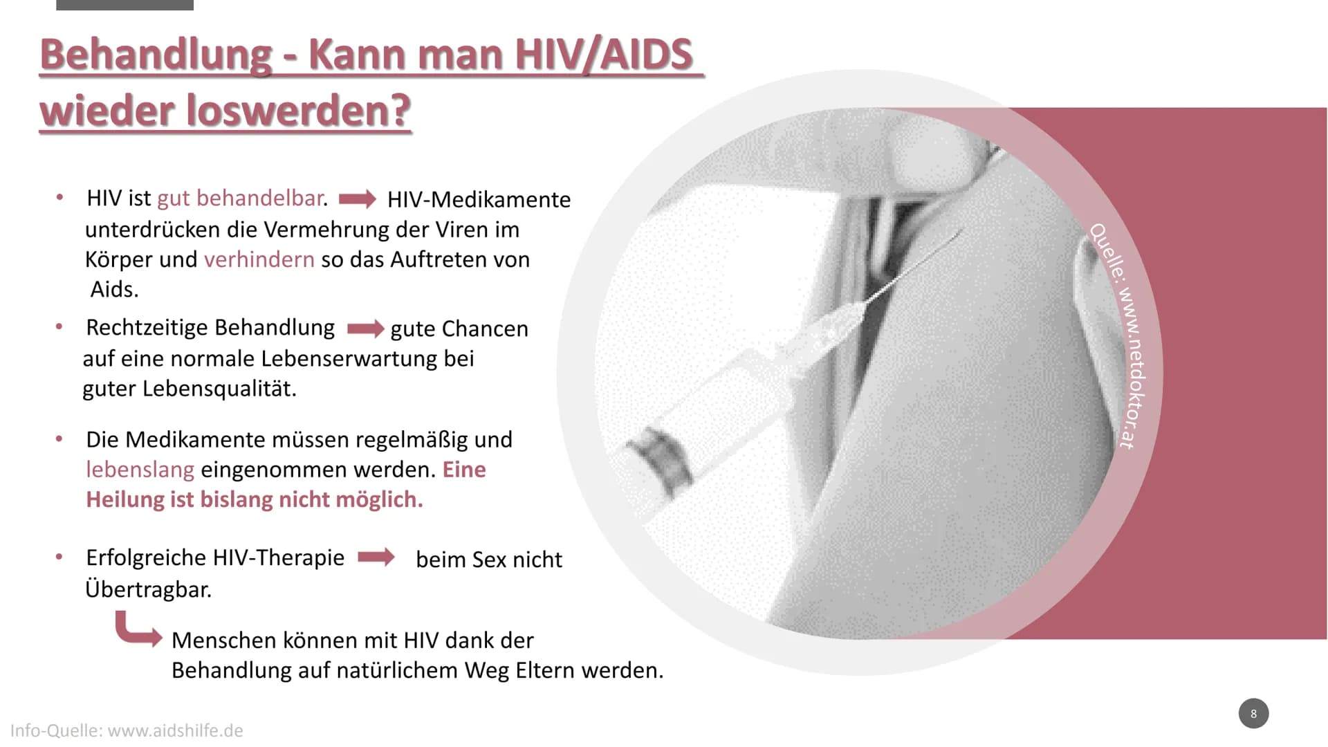HIV/AIDS
Quelle: www.Wikipedia.de
1 Gliederung:
• Was ist HIV/AIDS?
●
●
●
●
●
Wie läuft die Krankheit ab?
Wie kann man sich anstecken?
Erreg
