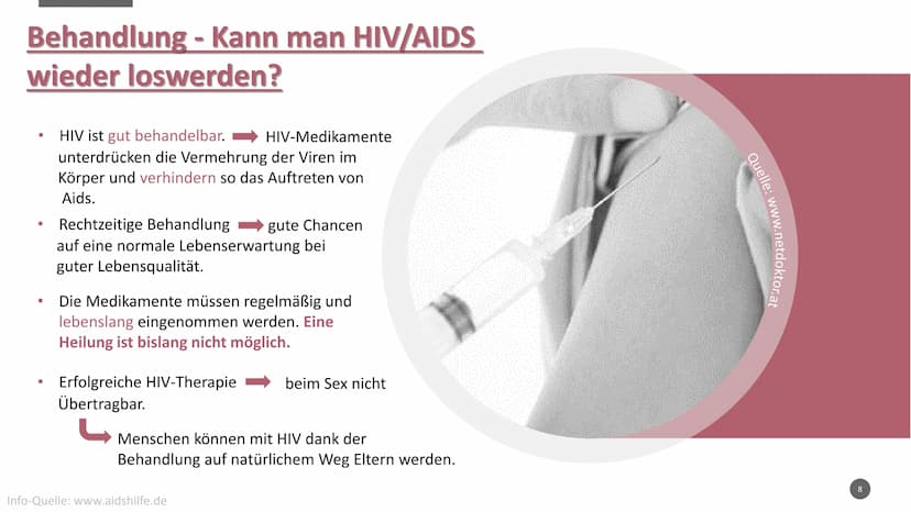 HIV/AIDS
Quelle: www.Wikipedia.de
1 Gliederung:
• Was ist HIV/AIDS?
●
●
●
●
●
Wie läuft die Krankheit ab?
Wie kann man sich anstecken?
Erreg