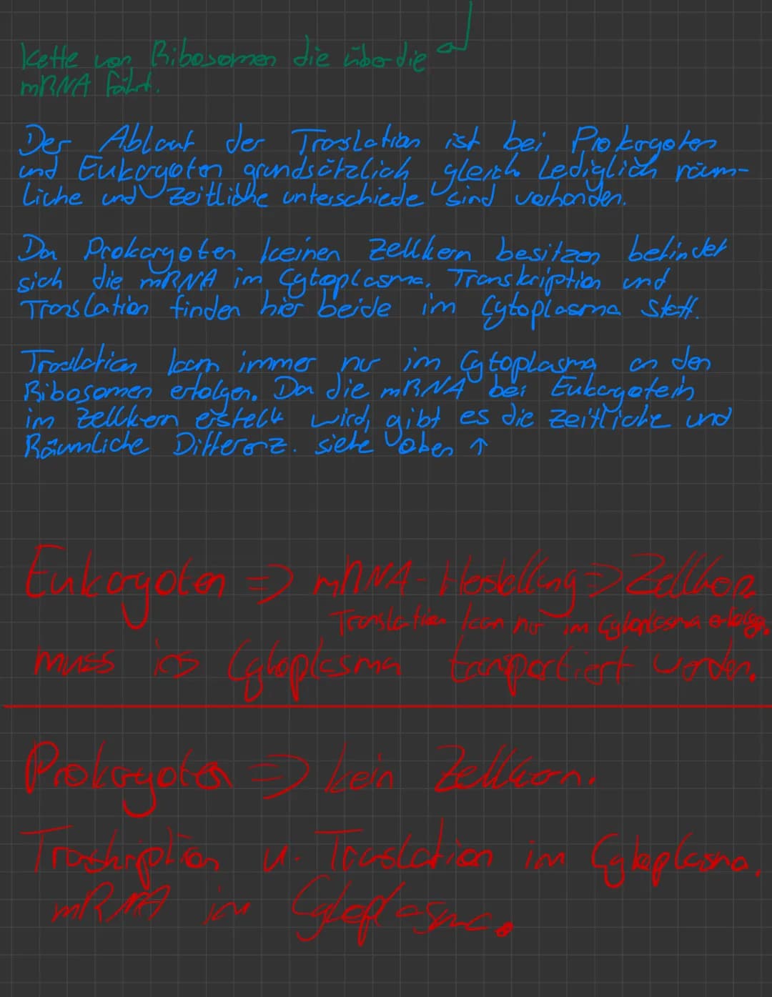 09109/21
Ben.T
Protein biosynthese Q1
Weg vom Abschnitt auf der DNA zum Protein = Protein-
biosynthese = Genexpression.
2 Schritte
1. Transk