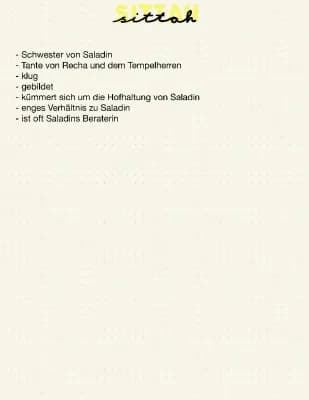 Know Charakterisierung Sittah - Nathan der Weise  thumbnail