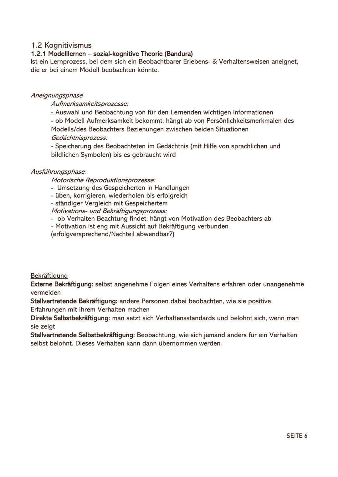 Pädagogik Leistungskurs
ABITUR 2022/23 Inhaltsverzeichnis
1. Lerntheorien
1.1. Behaviorismus
1.1.1. Klassische Konditionierung (Pawlow)
1.1.
