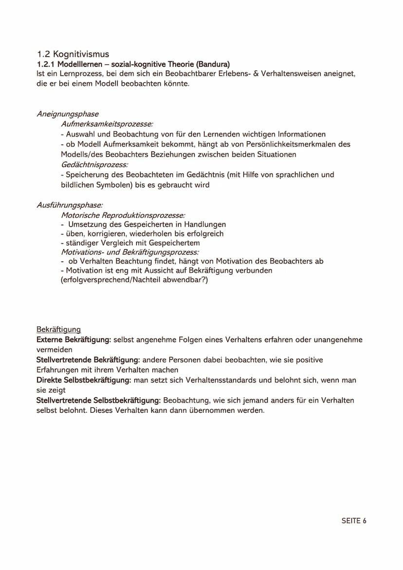 Pädagogik Leistungskurs
ABITUR 2022/23 Inhaltsverzeichnis
1. Lerntheorien
1.1. Behaviorismus
1.1.1. Klassische Konditionierung (Pawlow)
1.1.