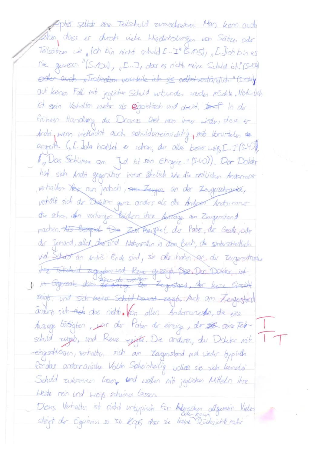 KA Nr. 3: Max Frisch, Andorra
7.5.2018
Aufgabe: Interpretiere den Textauszug. Gehe dabei auch auf des Verhaltens des Doktors zu
seiner Schul